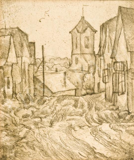 Eladó Vajda Lajos - Szentendre, 1924 körül festménye