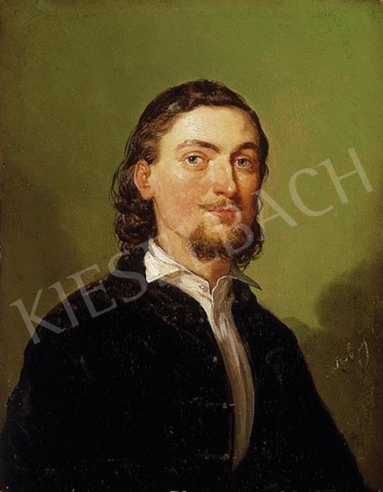  Jakobey Károly - Férfi portré | 4. Aukció aukció / 254 tétel