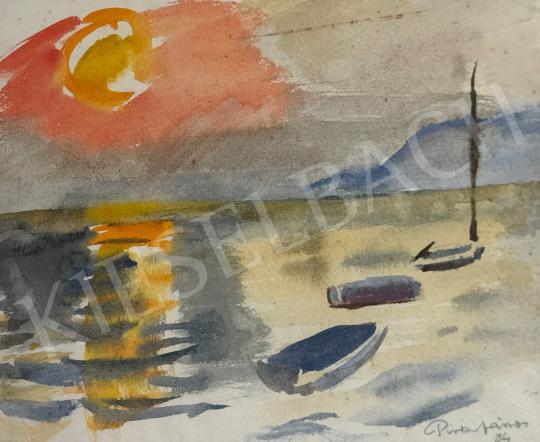 For sale  Pirk, János -  Sunset, 1984 's painting