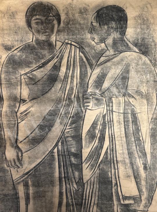 For sale  Németh, József - Conversationalists 's painting