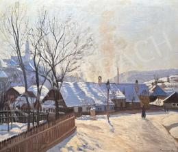 Szlányi, Lajos - Körmöcbánya in winter 