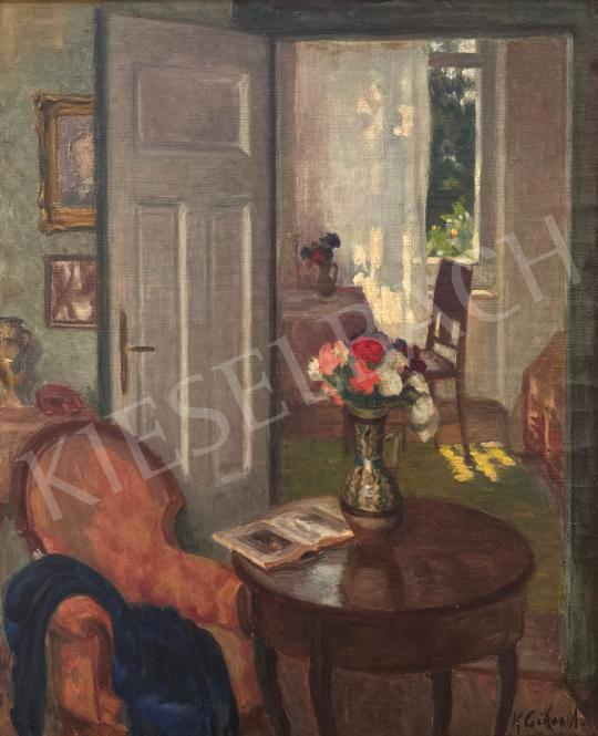 For sale  Krizsánné Csikós, Antónia - Sunlit interior 's painting