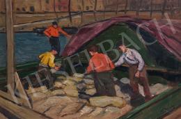 Tibor, Ernő - Banks of the Seine in Paris (Quays) 