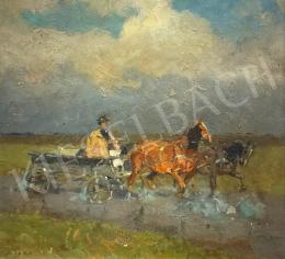 Juszkó, Béla - Horse-drawn wagon 
