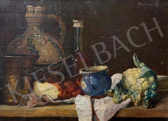 For sale Bachmann, Károly - Still Life with a Mortar 's painting