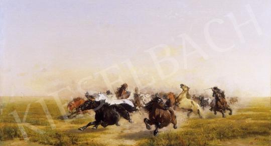 Unknown painter, second half of the 19th cent - Horses Galloping | 4th Auction auction / 284 Lot