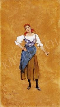 Deák Ébner, Lajos - Flirtish Girl | 4th Auction auction / 290 Lot