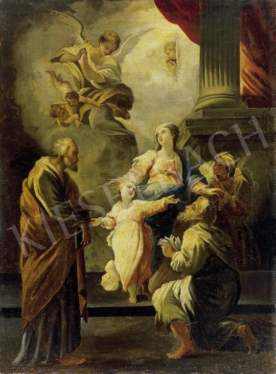 Ismeretlen festő, 18. század - Mária tanítattása | 4. Aukció aukció / 299 tétel