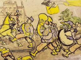  Faragó, Géza - Procession in Paris 