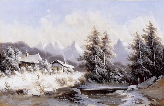 Unknown Austrian painter, 19th century - Winter Landscape | 4th Auction auction / 307b Lot