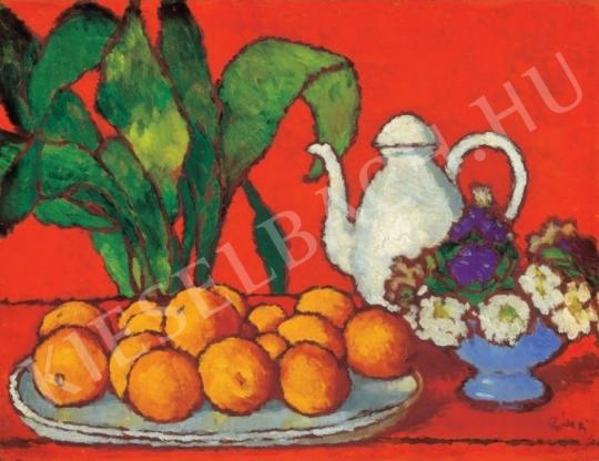Rippl-Rónai, József - Still-Life with Oranges, c. 1910. painting