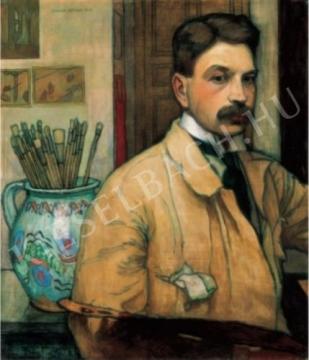  Zádor, István - Self-Portrait, 1910. painting