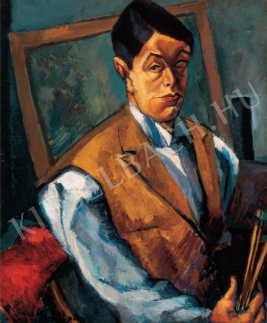 Tihanyi, Lajos, - Self-Portrait, 1912. painting