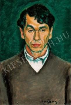  Czigány, Dezső - Self-Portrait, 1909. painting