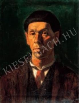  Czigány, Dezső - Self-Portrait, 1923. painting