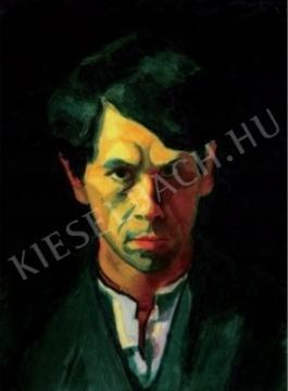  Czigány, Dezső - Self-Portrait, 1909. painting