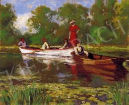 Balla, Béla - Boating on the Lake 