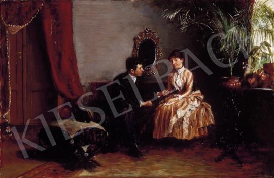  Jendrassik, Jenő - Courtship in the Saloon | 3rd Auction auction / 12 Lot