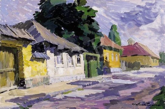 P. Kováts, Ferenc - The Fazekas Street in Nagybánya | 3rd Auction auction / 34 Lot
