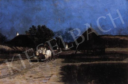  Aggházy, Gyula - Night in the Village | 3rd Auction auction / 47 Lot