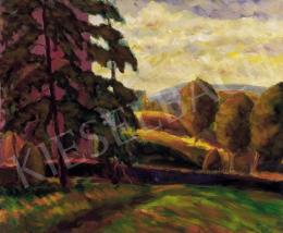 Unknown painter, about 1920-30 - Transylvanian Landscape 