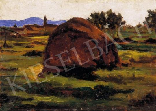 Barkász, Lajos - Nagybánya Landscape with Haystacks | 3rd Auction auction / 79 Lot