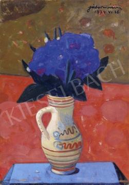  Gábor, Móric - Still Life with Deep Blue Flowers | 3rd Auction auction / 132 Lot