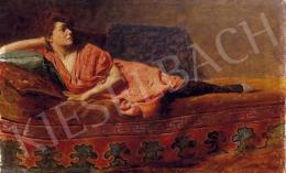 Glatter, Ármin - Lady on the Sofa 