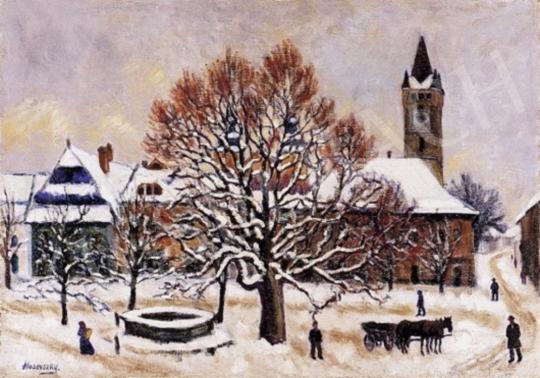 Husovszky, János - Nagybánya Landscape in Winter | 3rd Auction auction / 206 Lot