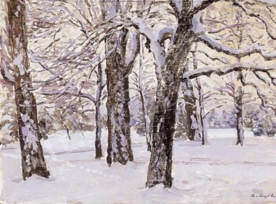 Szlányi, Lajos - Margitsziget in Winter | 3rd Auction auction / 207 Lot