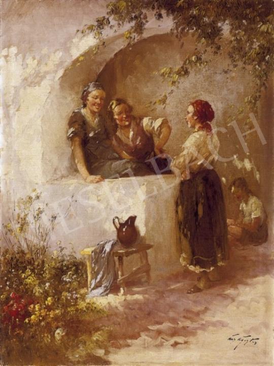 Ács, Ágoston - Girls on Sunlit Balcony | 3rd Auction auction / 229 Lot