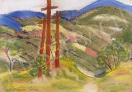  Honti Parizs, Elza - Calvary  Mount in Nagybánya 