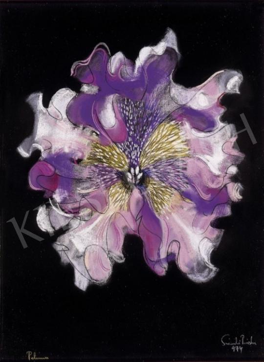  Szántó Piroska - Lila virág | 3. Aukció aukció / 361 tétel