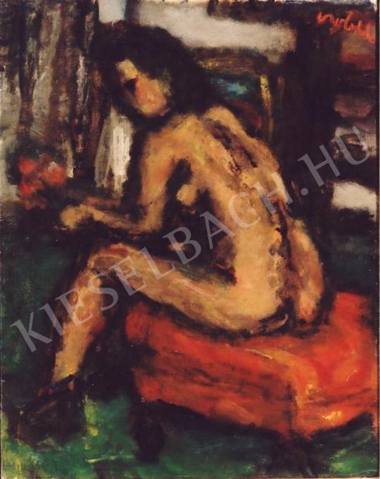 Czóbel, Béla - Back Nude painting