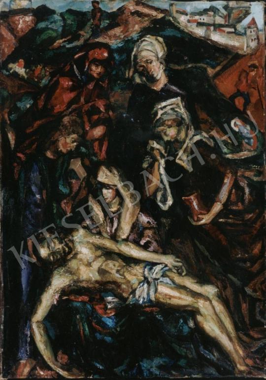  Bortnyik, Sándor - Laying Christ in the Grave painting