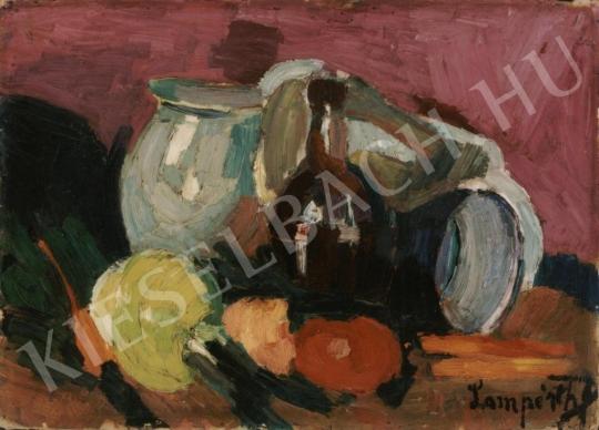  Nemes Lampérth József - Csendélet (zöldségekkel) festménye