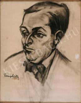 Tihanyi, Lajos, - Self-Portrait 