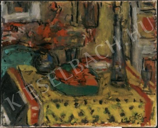  Czóbel, Béla - Table Still-life painting