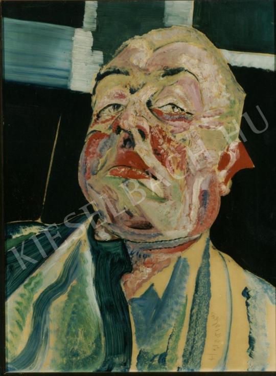  Scheiber, Hugó - Self-Portrait painting