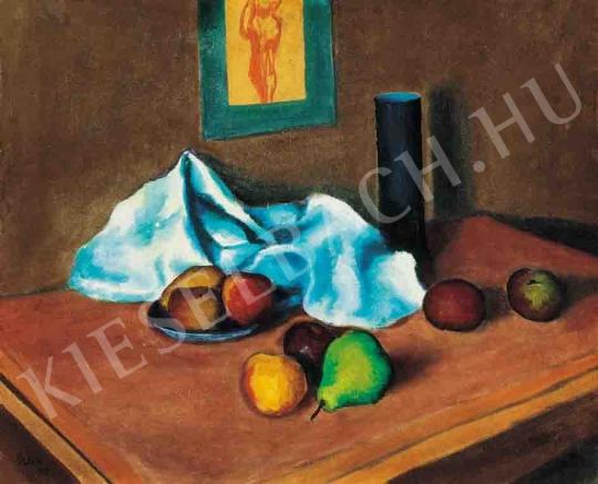 Orbán, Dezső - Still-life with Green Pear painting