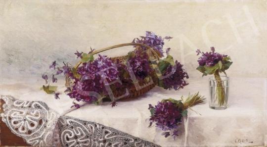 Camilla, Goebl Wahl - Violets on Lacy Tablecloth | 2nd Auction auction / 9 Lot