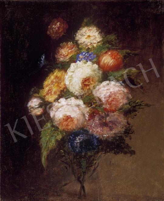 Ismeretlen festő, 1870 körül - Rózsacsokor | 2. Aukció aukció / 10 tétel