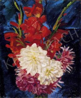 Ziffer, Sándor - Still Life of Red Gladioluses 