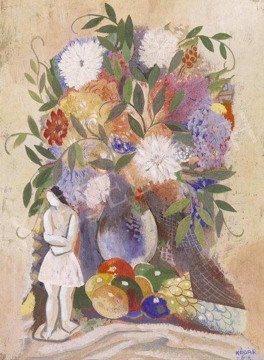  Kádár, Béla - Still Life of Flowers with Fruit | 2nd Auction auction / 32 Lot