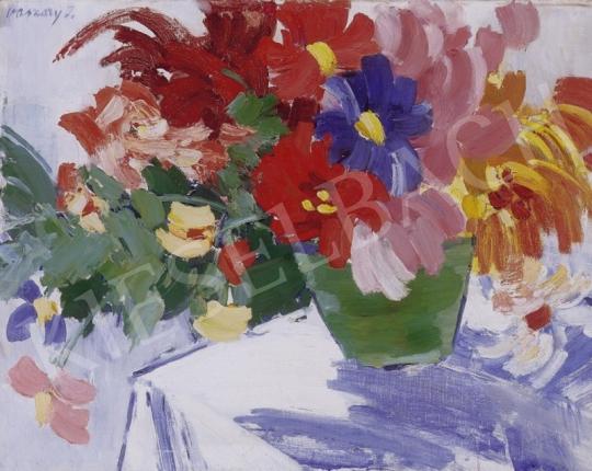  Vaszary János - Nagy virágcsendélet (Toscaninis-csendélet) | 2. Aukció aukció / 37 tétel