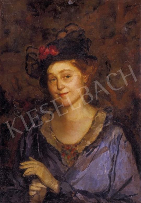 Jávor, Pál - Lady in Blue Dress | 2nd Auction auction / 43 Lot