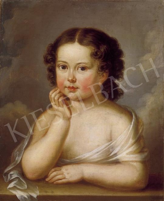 Unknown Austrian painter, about 1815 - Girl Elbowing | 2nd Auction auction / 46 Lot