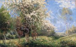 Kaufmann, Karl - Trees Blossomg on the Hillside 