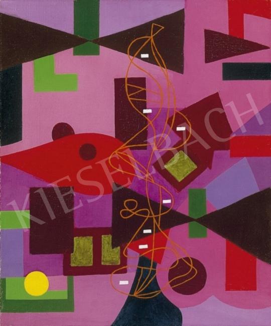 Marosán, Gyula - Composition with Thread | 2nd Auction auction / 111 Lot