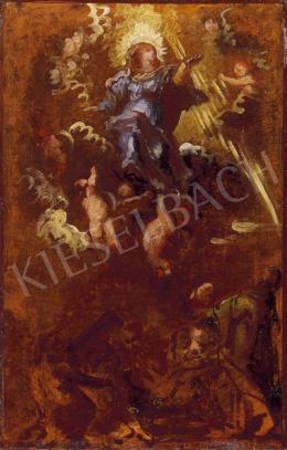 Ismeretlen festő, 18. század - Mária mennybemenetele 